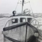 Julie Ann Canal - Charcoal Drawing