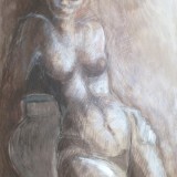 Nude Drawing by Val Shaw
