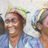 African Portrait in Pastels